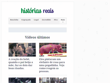 Tablet Screenshot of historiasreais.com